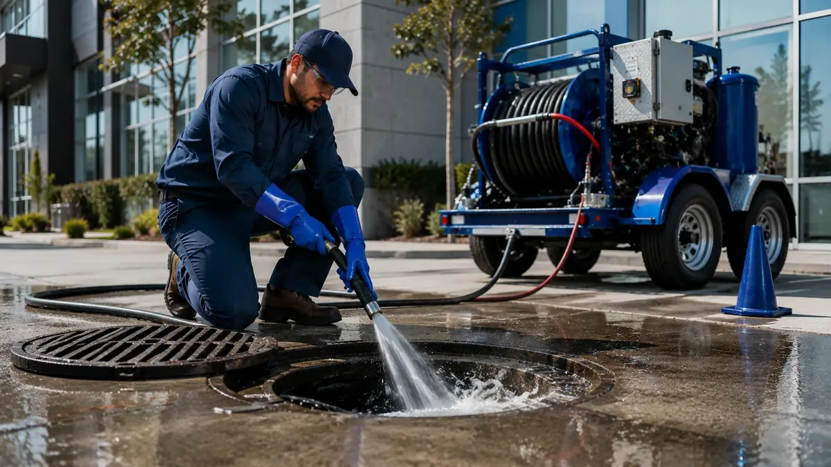 Commercial Hydro Jet Drain Cleaning in Oakhurst