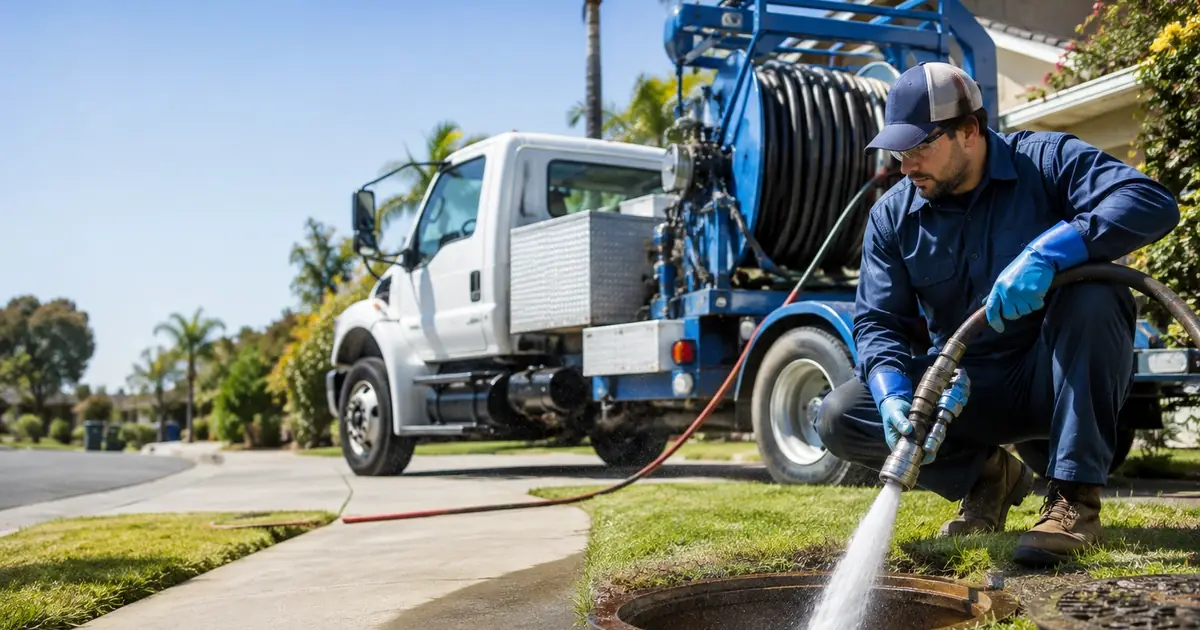 Hydro jet sewer cleaning Oakhurst