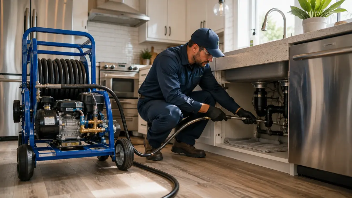 Kitchen Drain Hydro Jetting in Oakhurst