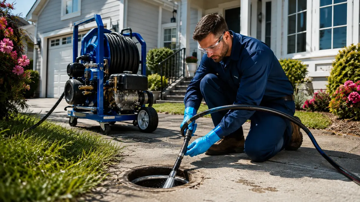 Residential Hydro Jet Drain Cleaning in Oakhurst