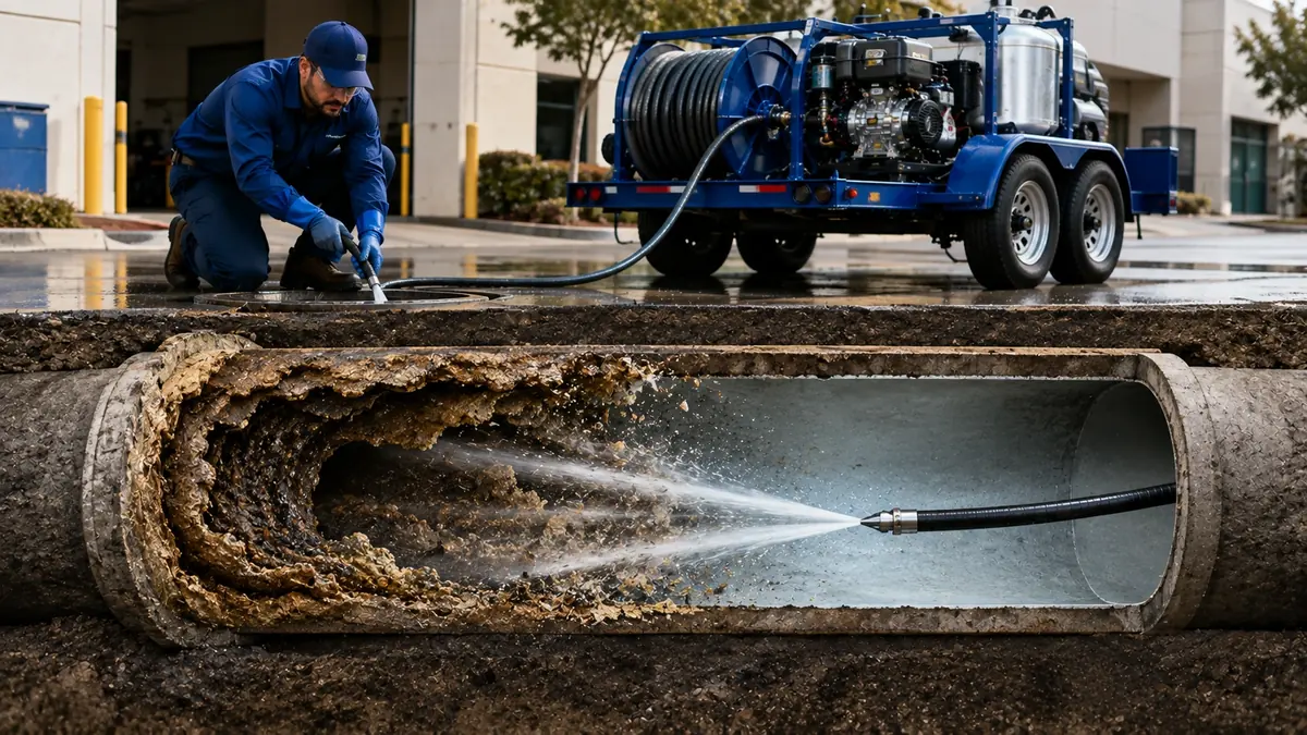 Sewer Pipe Descaling in Oakhurst